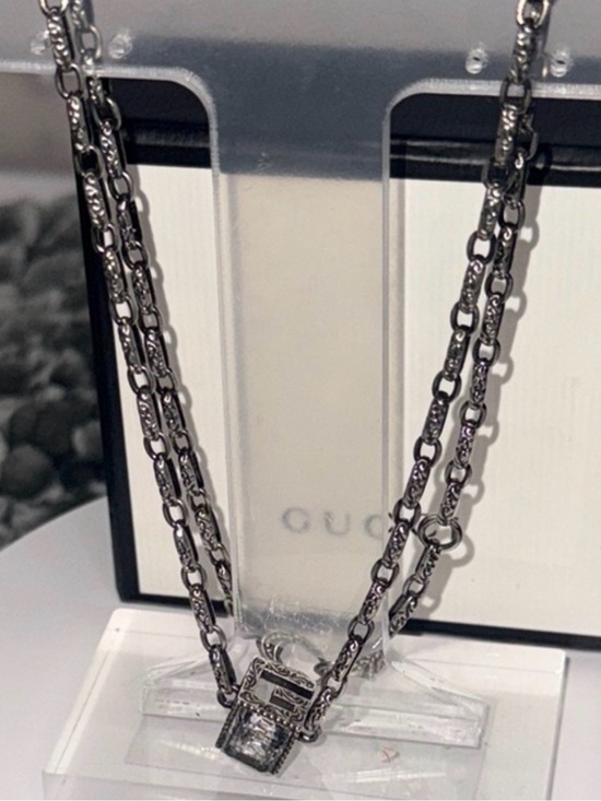 Gucci Jewelry - GUCCI NWOT W/ COA Cube Pendent .925 Sterling Necklace With Box - Retail $630